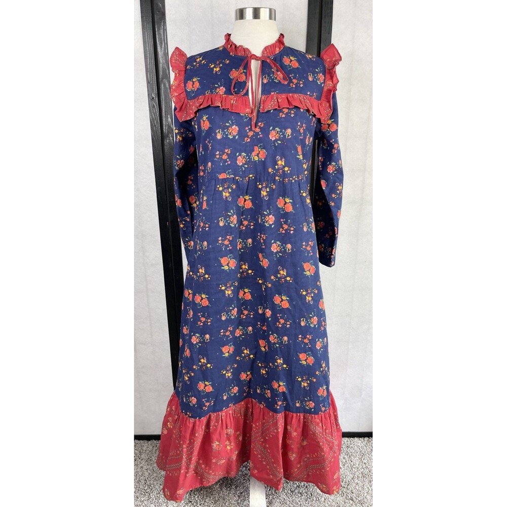Tuckernuck Ro's Garden Tatiana Blue Reno Dress. Size: XS